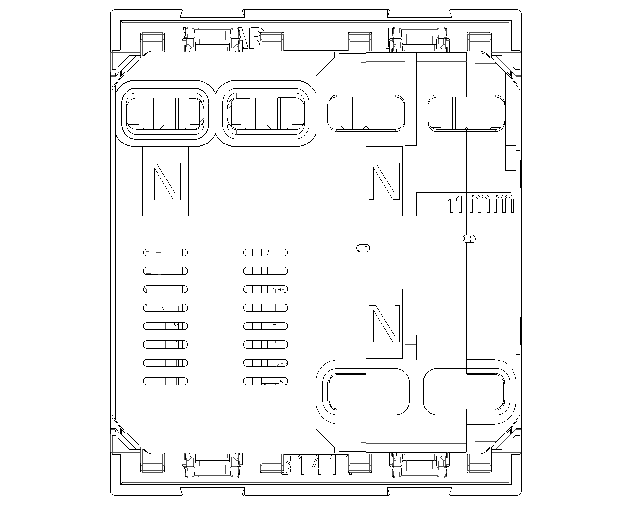 Interruttore automatico magnetotermico differenziale 1P+N C 16, 120-230 V~ 50-60 Hz Vimar Linea bianco-nero-canapa 30411.166B/G/C Interruttore automatico magnetotermico differenziale 1P+N C 16, 120-230 V~ 50-60 Hz Vimar Linea bianco-nero-canapa 30411.166B/G/C